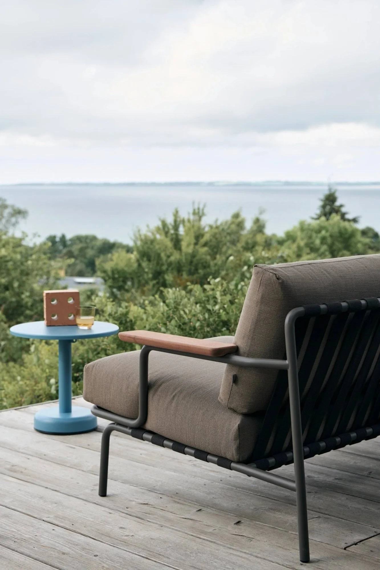 Settle 2-sits soffa, Ribbed Weave 5 Taupe Muuto