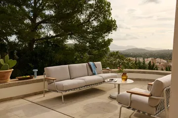 Settle 3-sits soffa - Laze 1 Grey - Muuto