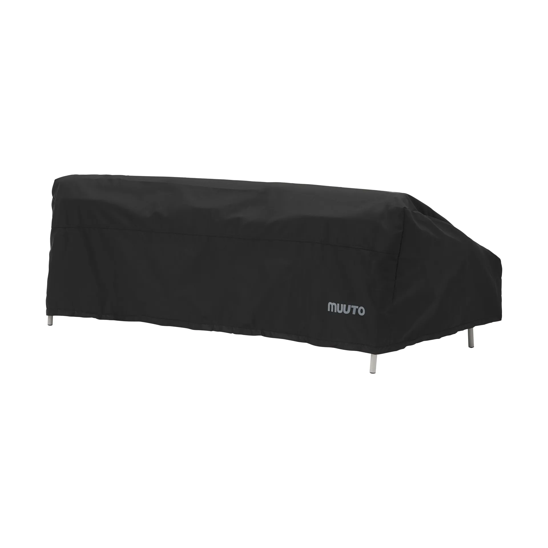Settle Outdoor skydd till 3-sits soffa, Black Muuto