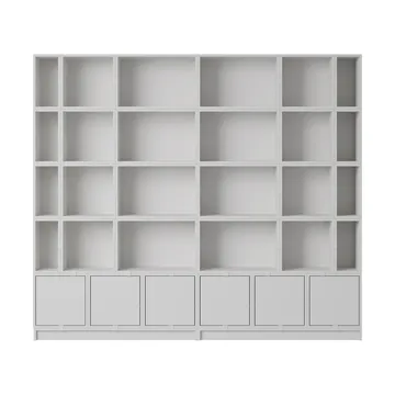 Stacked förvaringssystem bokhylla konfiguration 1 - Grey - Muuto