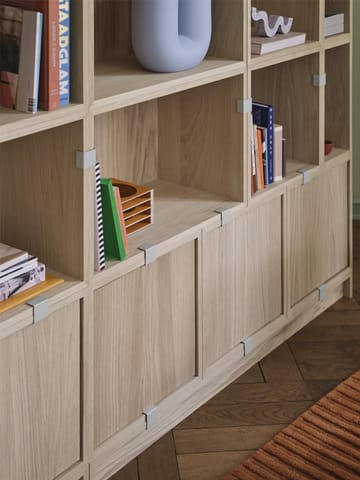Stacked förvaringssystem Bookcase Configuration 1 - Oak - Muuto