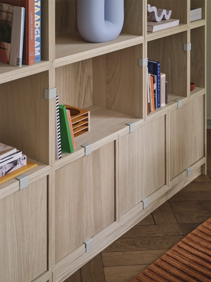 Stacked förvaringssystem Bookcase Configuration 1, Oak Muuto