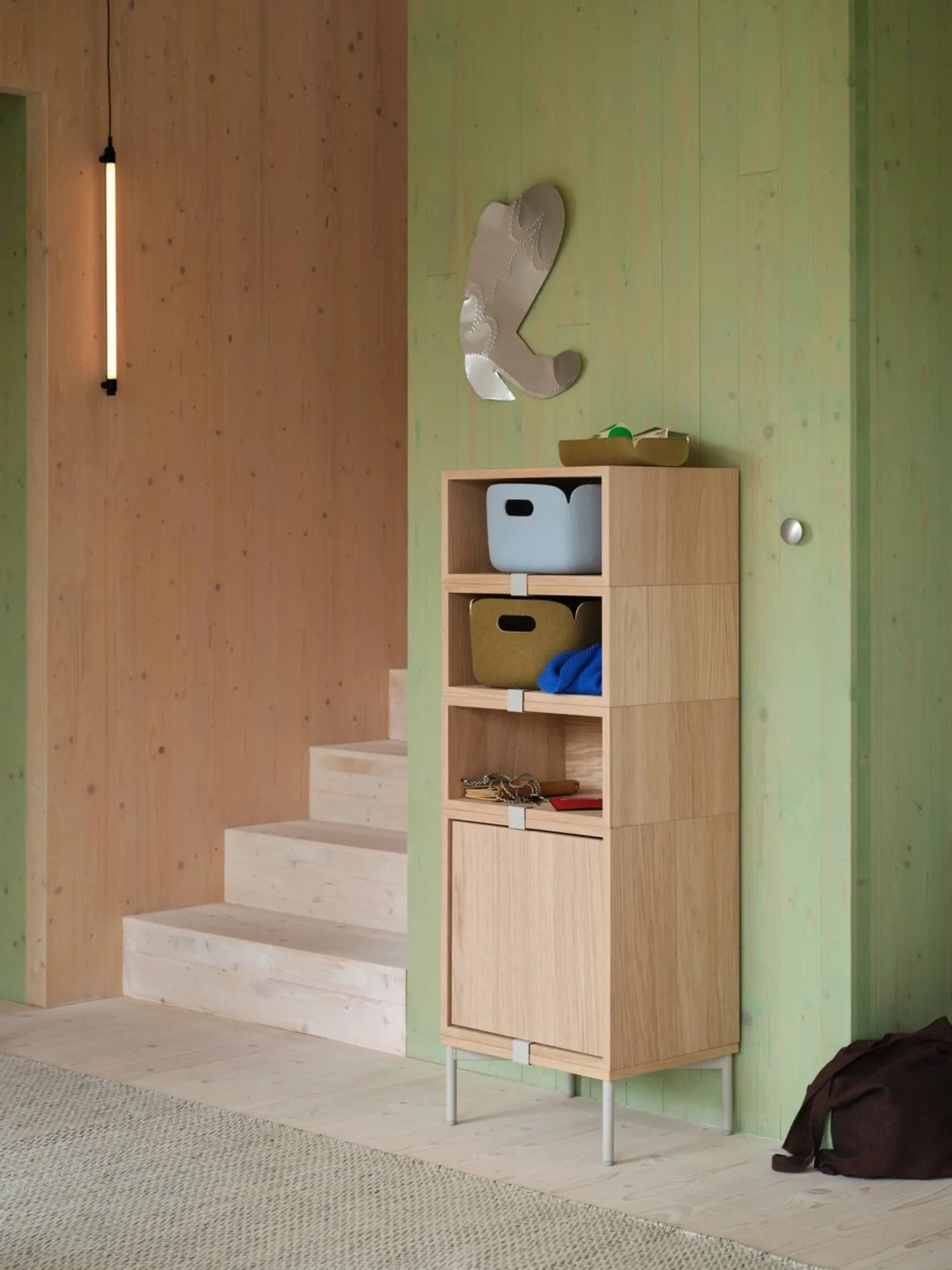 Stacked förvaringssystem large, Oak Muuto
