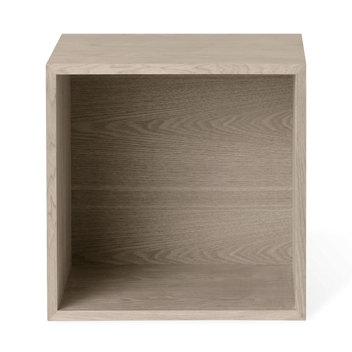 Stacked förvaringssystem med ryggskiva medium - Oak - Muuto