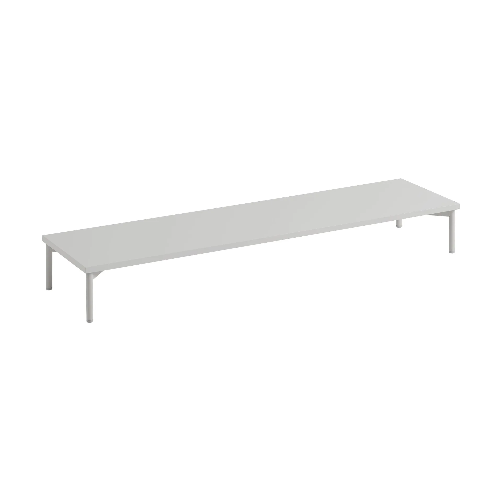 Stacked förvaringssystem podium w. tube base, Grey/Grey Muuto