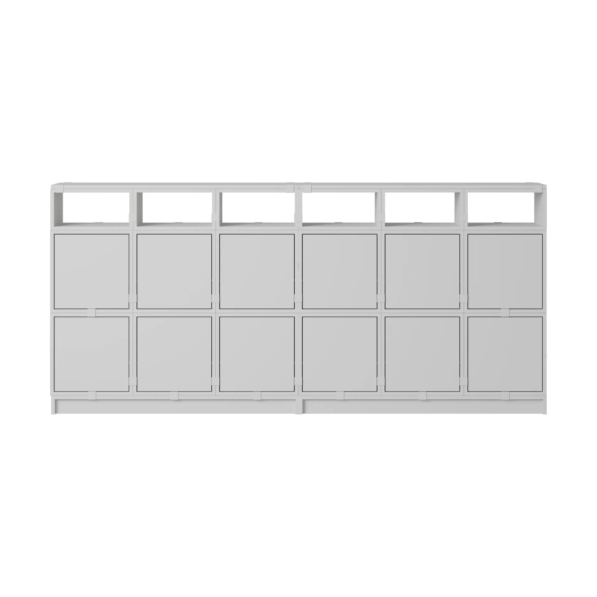 Stacked förvaringssystem sideboard konfiguration 1, Grey Muuto