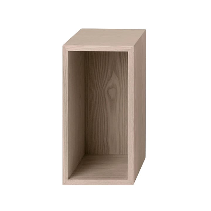 Stacked förvaringssystem small med ryggskiva - Oak - Muuto