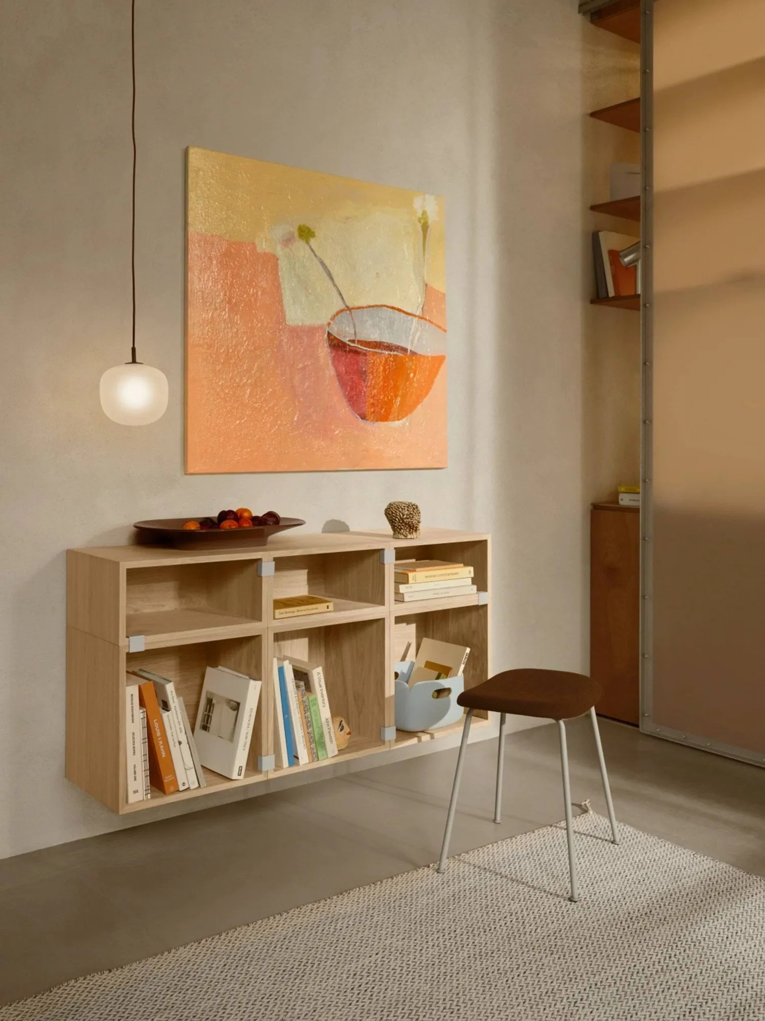 Stacked förvaringssystem small, Oak Muuto