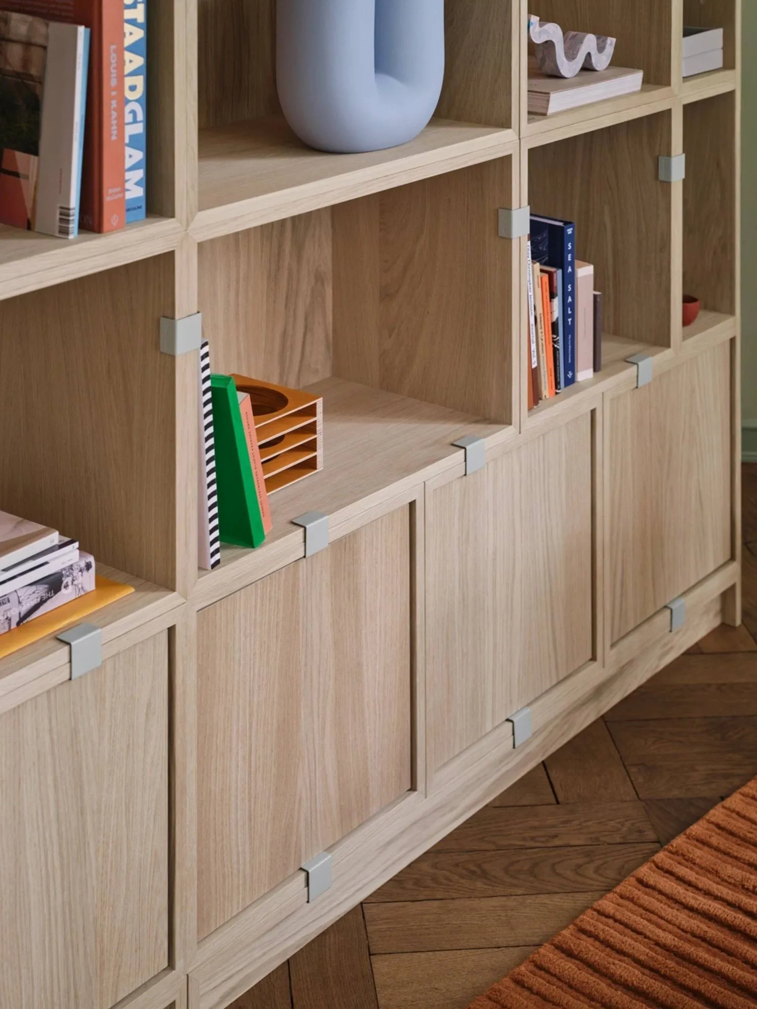 Stacked förvaringssystem small, Oak Muuto