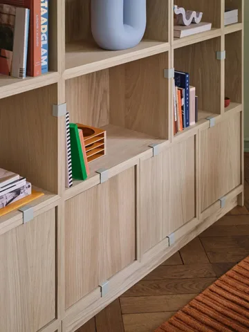 Stacked förvaringssystem small - Oak - Muuto