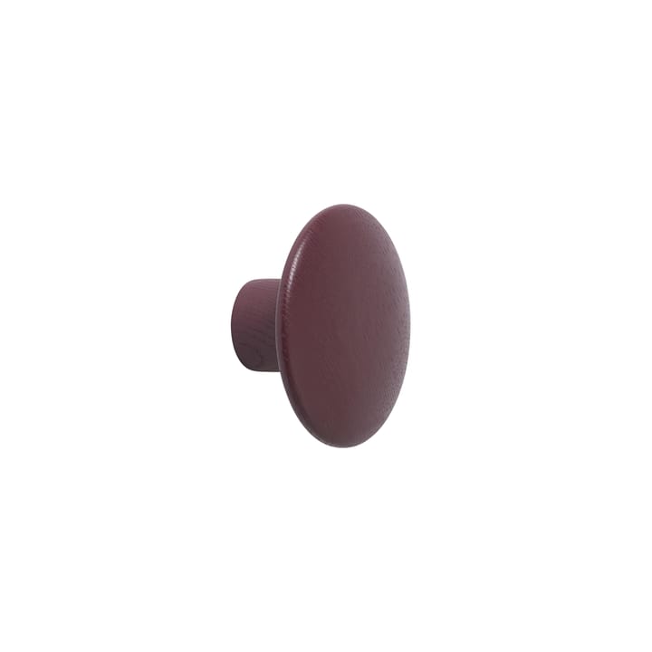 The Dots klädkrok burgundy - Ø13 cm - Muuto