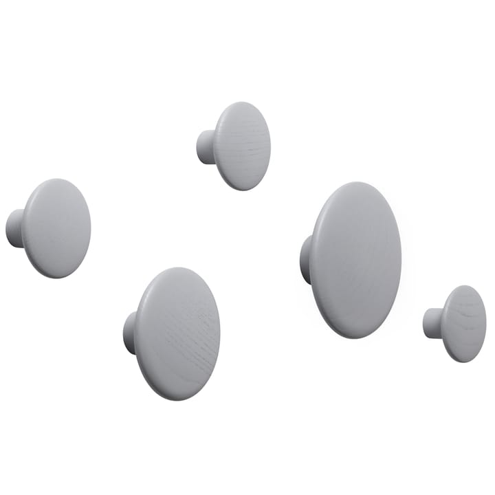 The Dots klädkrok grå - Ø13 cm - Muuto