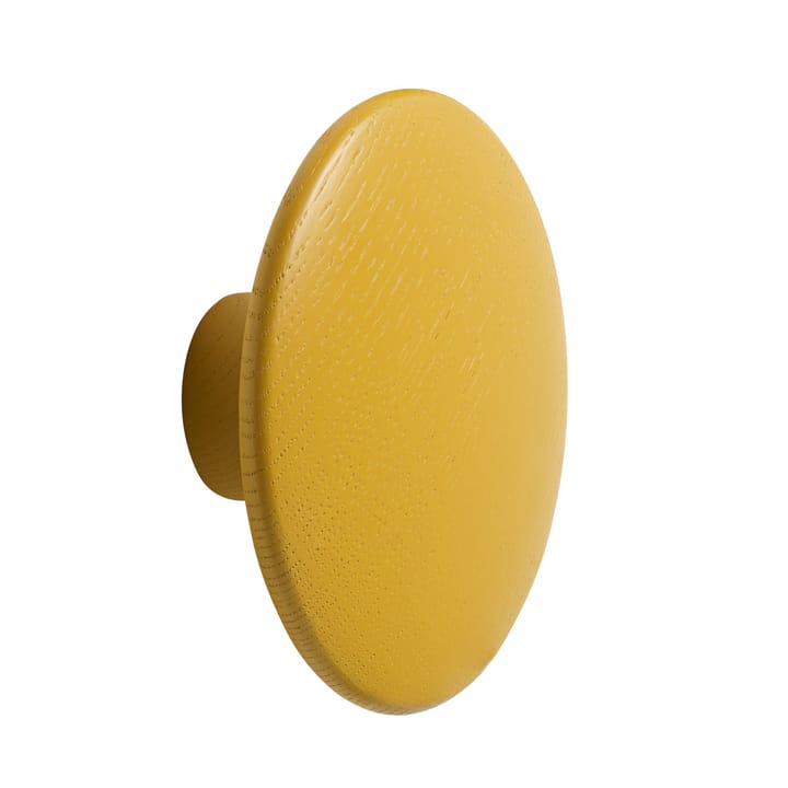 The Dots klädkrok senapsgul, Ø13 cm Muuto
