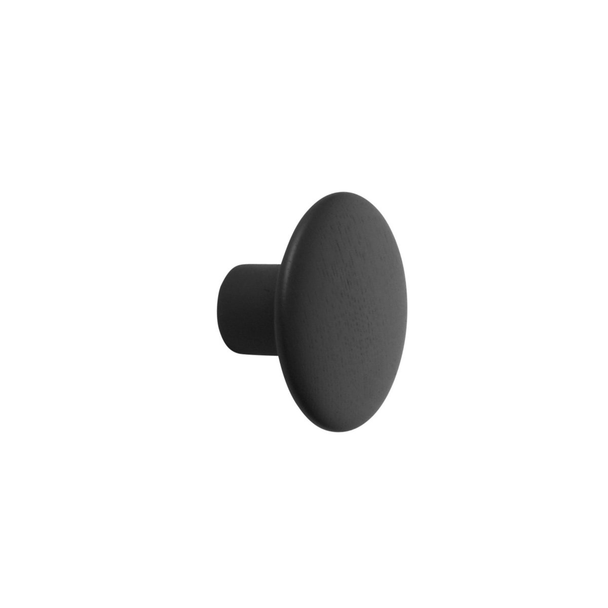 Muuto The Dots klädkrok svart o9 cm | Skandinavisk Design | Krokar & Hängare | Svart