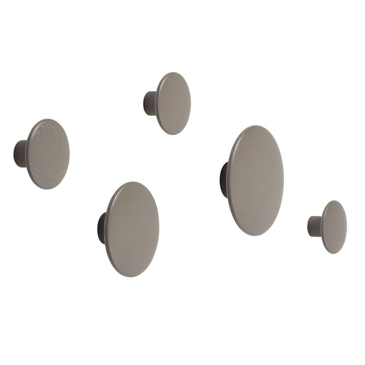 The Dots klädkrok taupe - Ø6,5 cm - Muuto