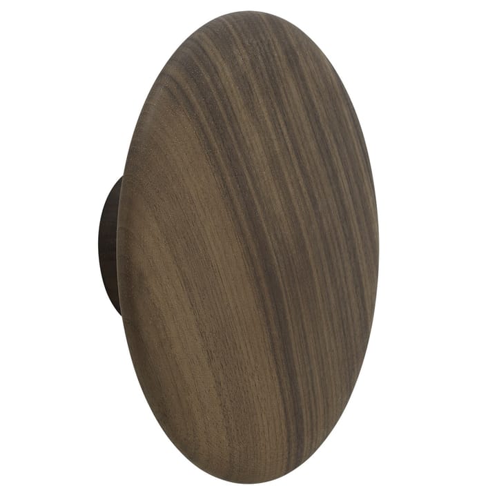 The Dots klädkrok valnöt, Ø17 cm Muuto