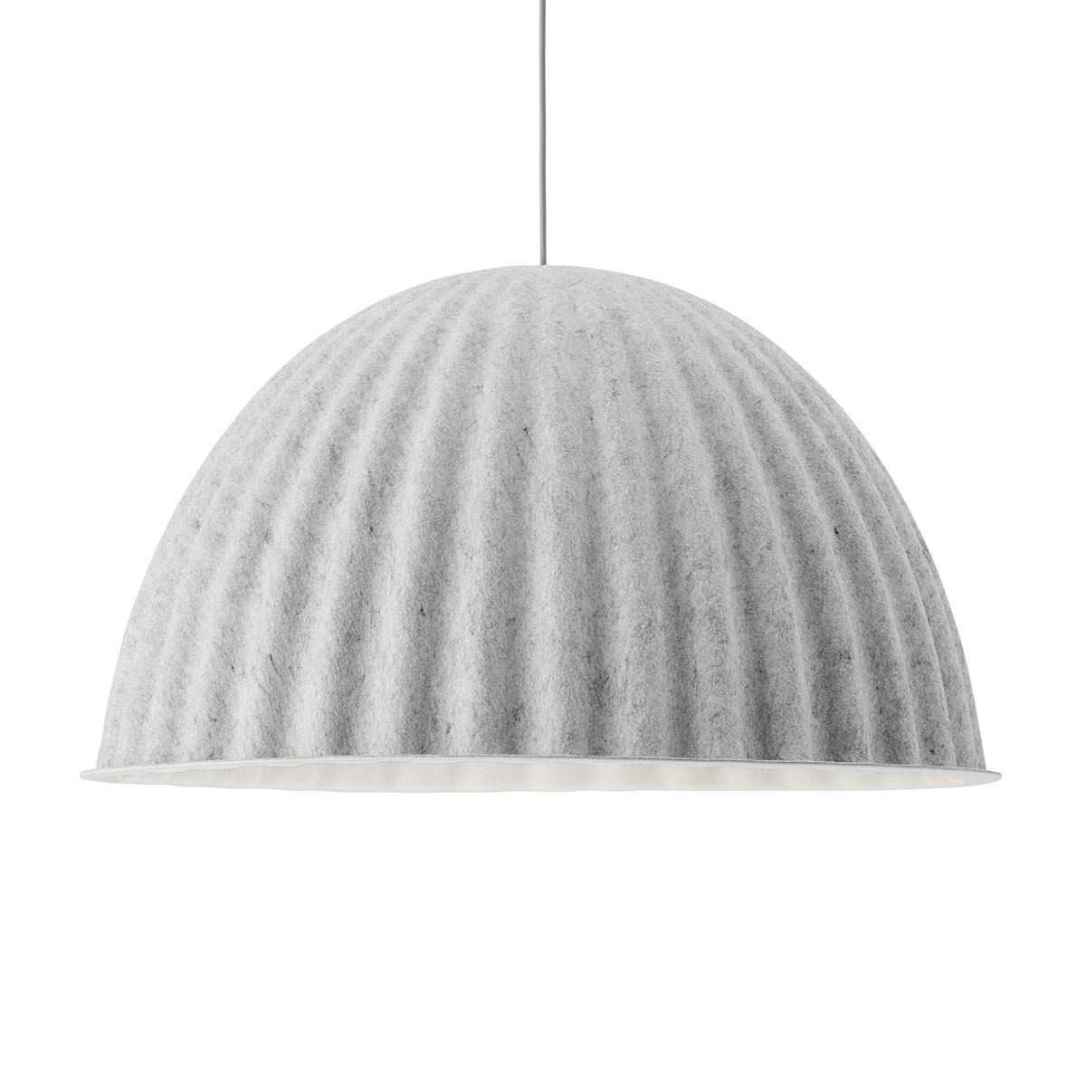 Muuto Under the bell taklampa o82 cm White melange | Skandinavisk Design | Taklampor & Pendlar | Vit