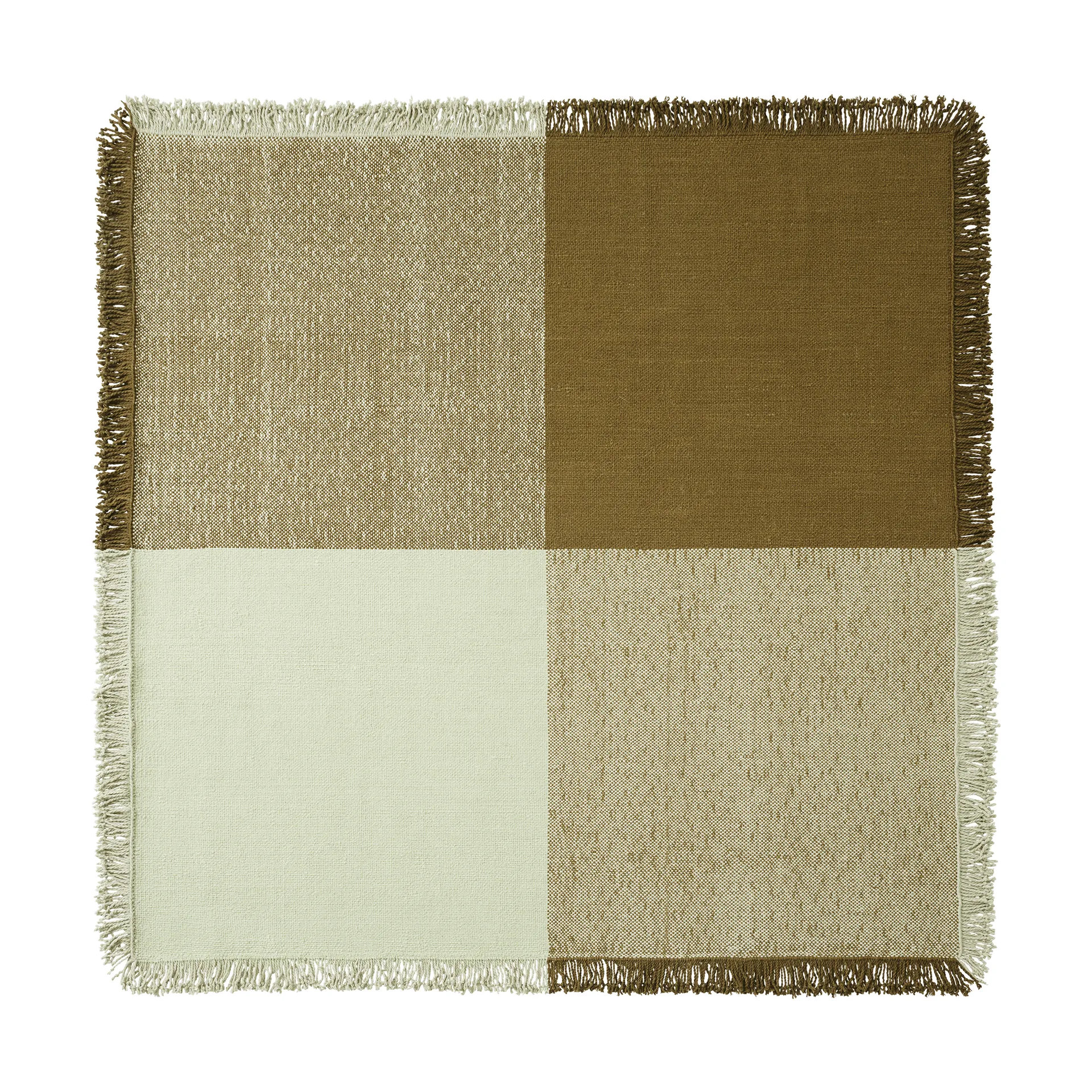 Verso ullmatta, Pale green-warm brown, 258x258 cm Muuto Verso ullmatta, Pale green-warm brown, 258x258 cm Muuto