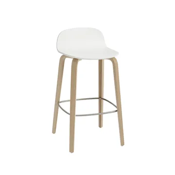 Visu barstol 65 cm - White-Oak - Muuto