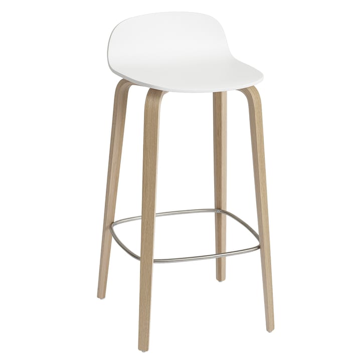 Visu barstol 75 cm - White-Oak - Muuto