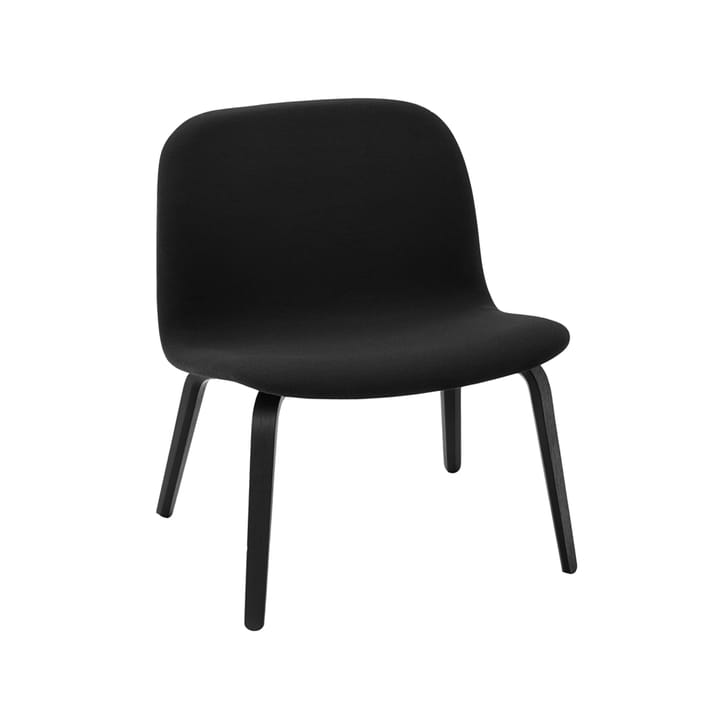Visu loungefåtölj klädd stol, Steelcut trio 190-Black Muuto