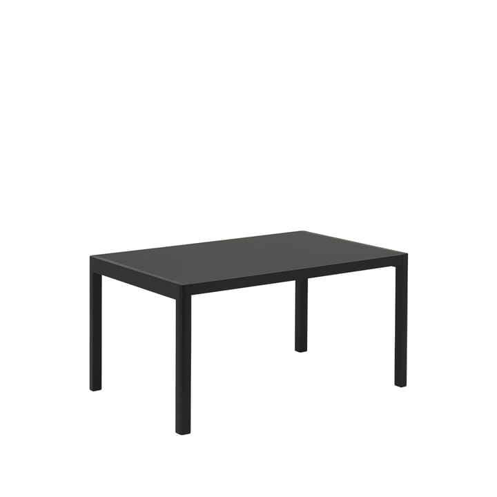 Workshop matbord - Black linoleum-Black 140x92 cm - Muuto