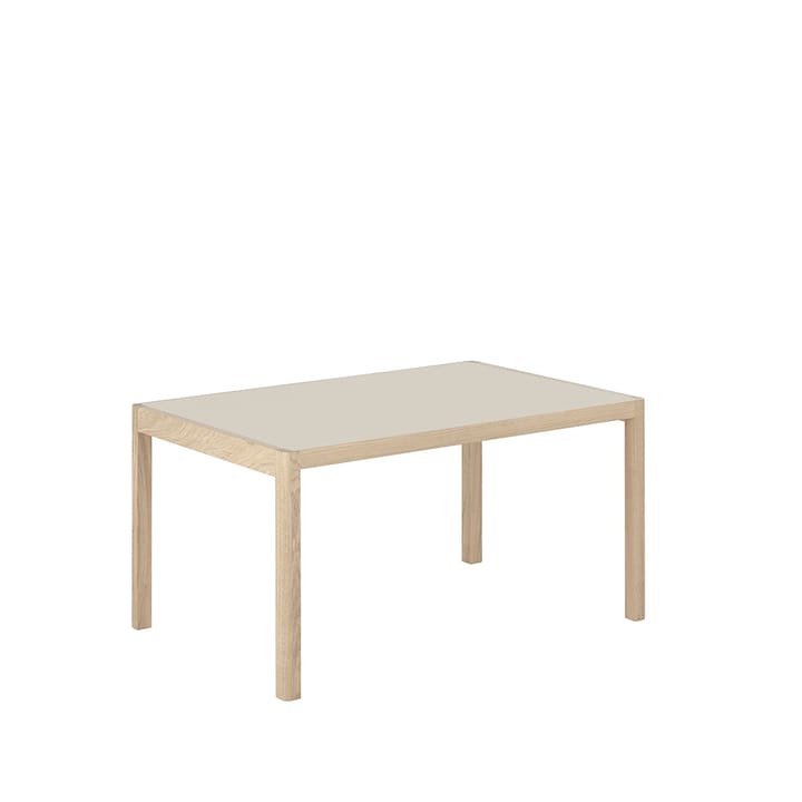 Workshop matbord - Grey linoleum-Oak 140x92 cm - Muuto