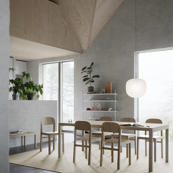 Workshop matbord, Oak veener-Oak 200x92 cm Muuto