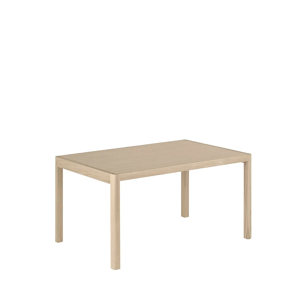 Workshop matbord, Oak veneer-Oak 140x92 cm Muuto