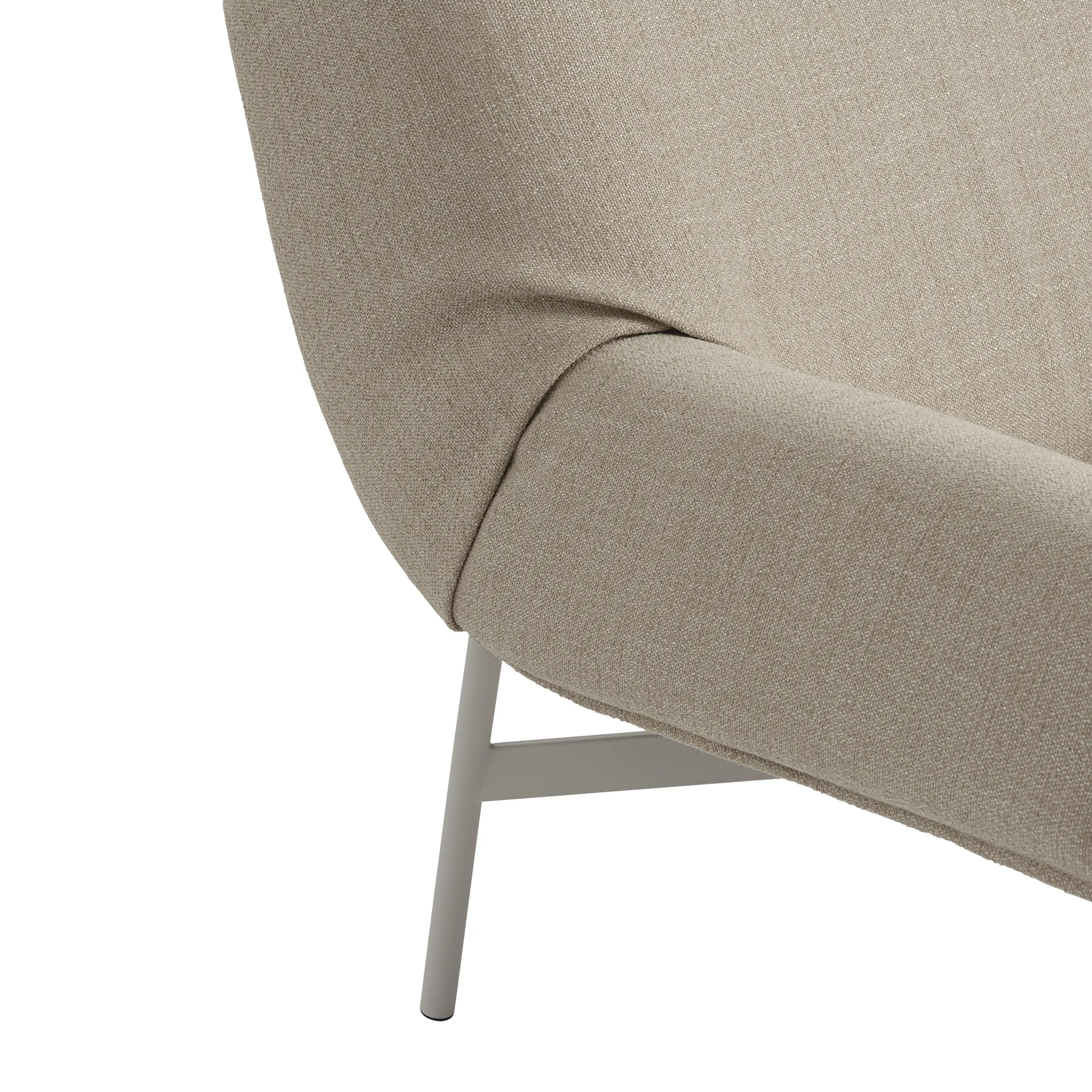 Wrap Lounge Chair loungestol, Ecriture 240-grey Muuto