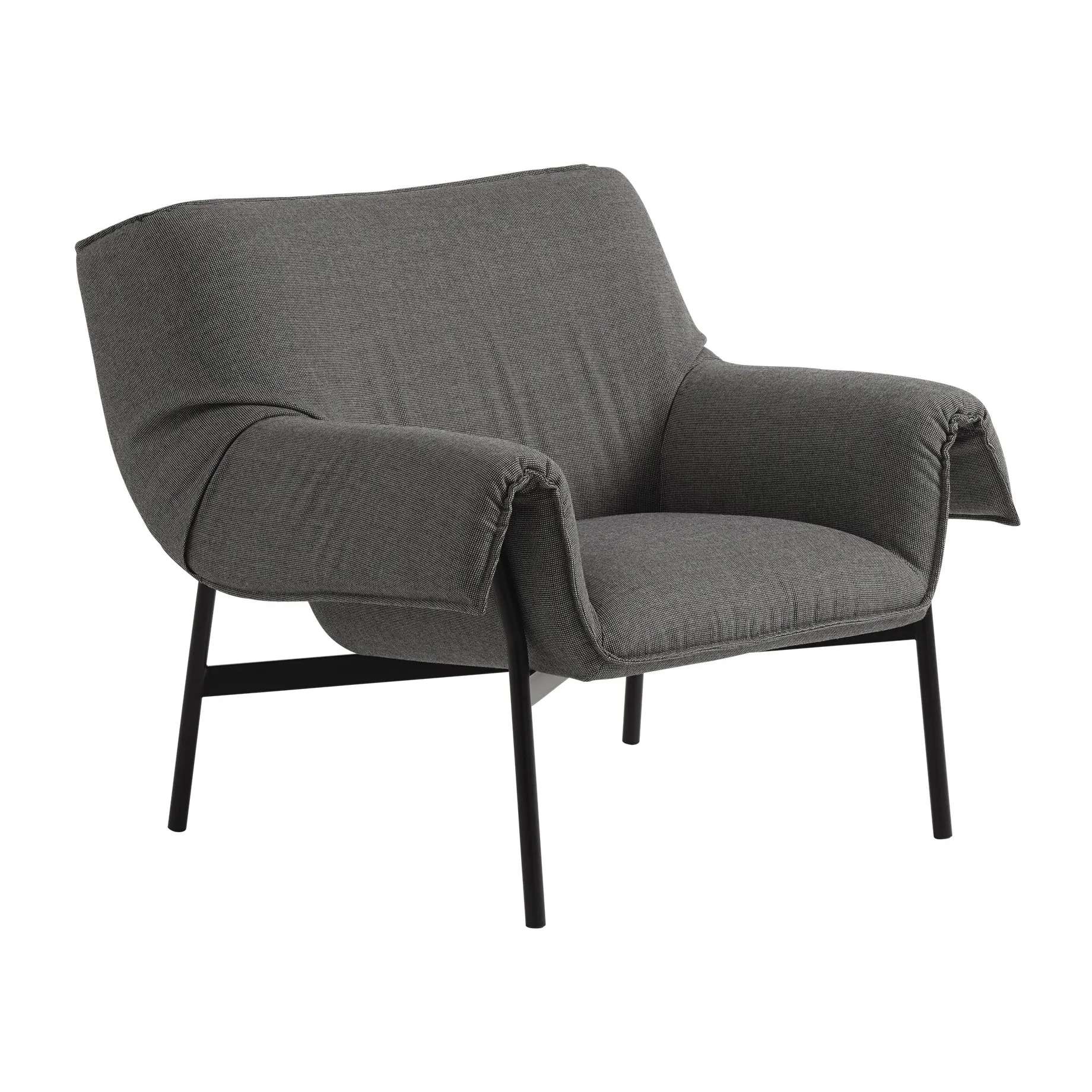 Wrap Lounge Chair loungestol, Sabi 151-black Muuto