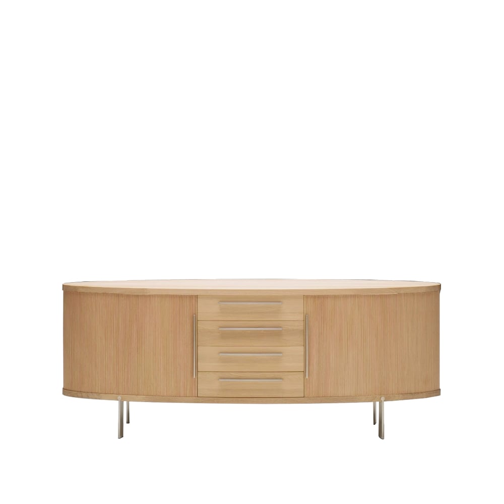 Naver Collection AK 1300 skänk ek olja, oval | Skandinavisk Design | Sideboards & Skänkar | Beige