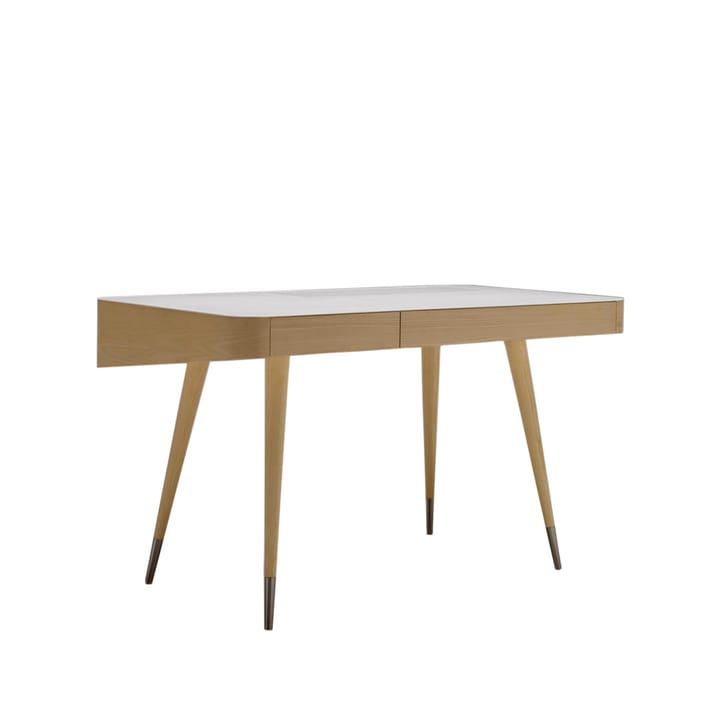 AK 1330 skrivbord - ek olja/vit, corian topp - Naver Collection