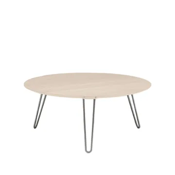 AK 1850 soffbord - ek vitolja, ben rostfritt stål - Naver Collection