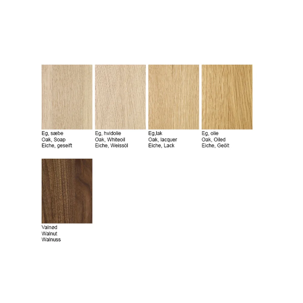 AK 2410 byrå, ek såpa, corian topp, 3 lådor Naver Collection