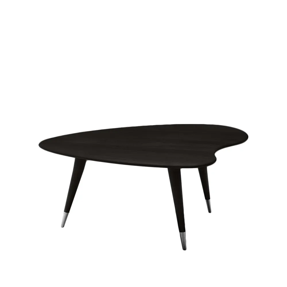 AK 2560 soffbord, ask svartbets, 40, fötter i rostfritt stål Naver Collection