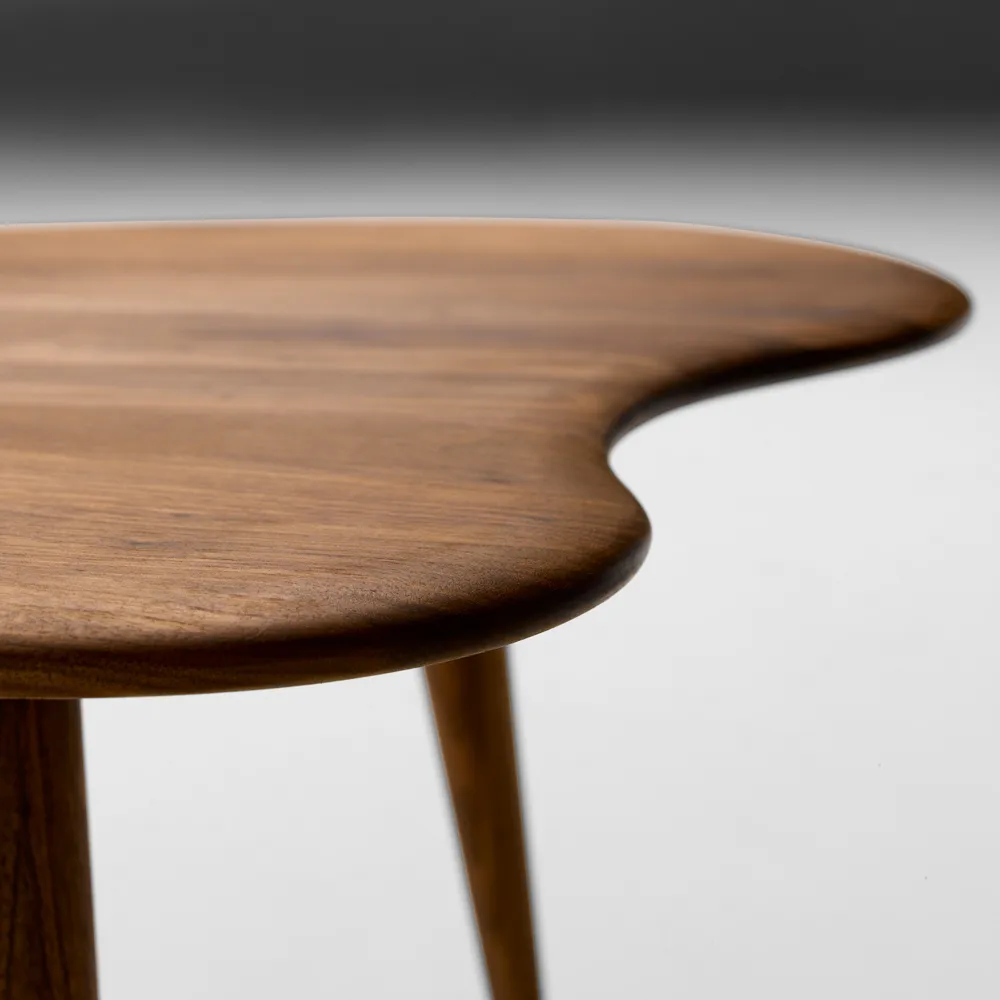 AK 2560 soffbord, ask svartbets, 40, fötter i rostfritt stål Naver Collection