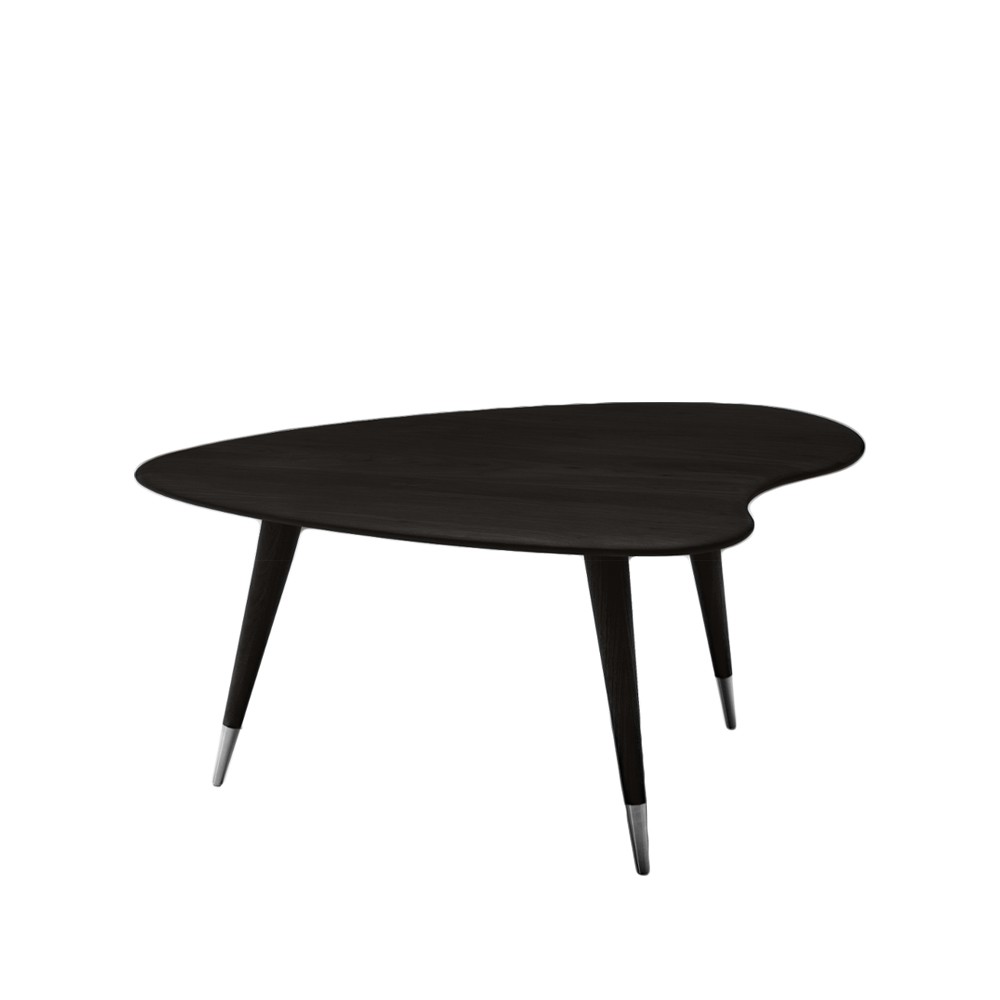 Naver Collection AK 2560 soffbord ask svartbets, 46, fötter i rostfritt stål