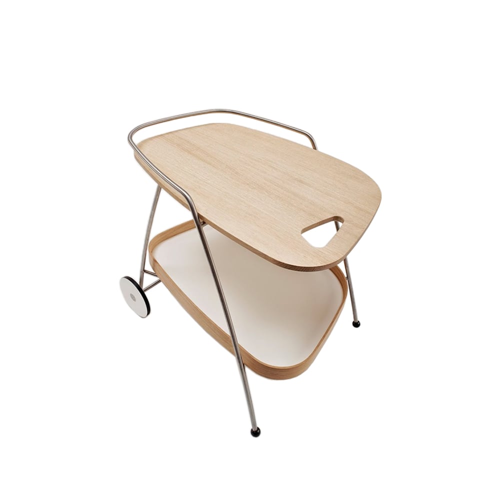 Naver Collection AK 700 serveringsvagn ek olja/vit | Skandinavisk Design | Serveringsvagnar & Rullvagnar | Beige