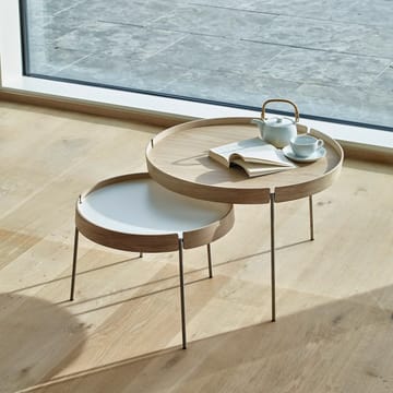AK 710 bord - ek vitolja, fanér/vit laminat - Naver Collection