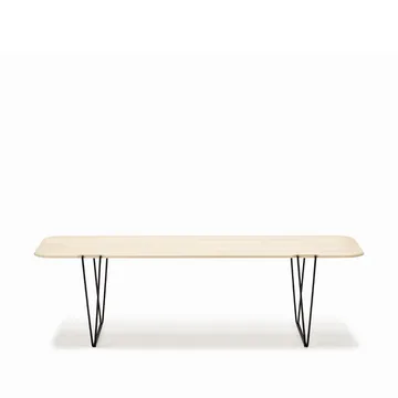 AK 830 soffbord - ask olja, svart stativ - Naver Collection