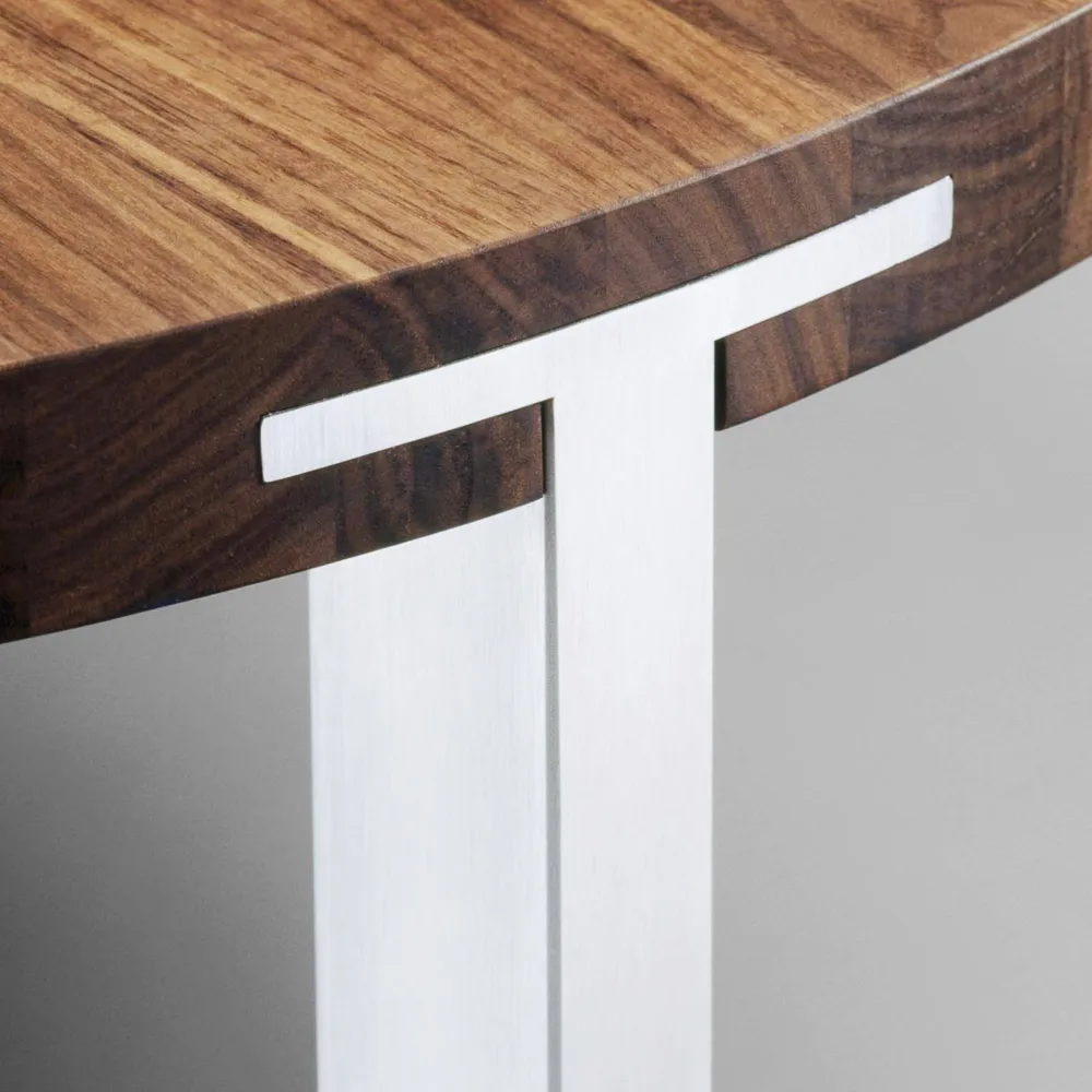 GM 2150 matbord ovalt, Valnöt, fast skiva Naver Collection