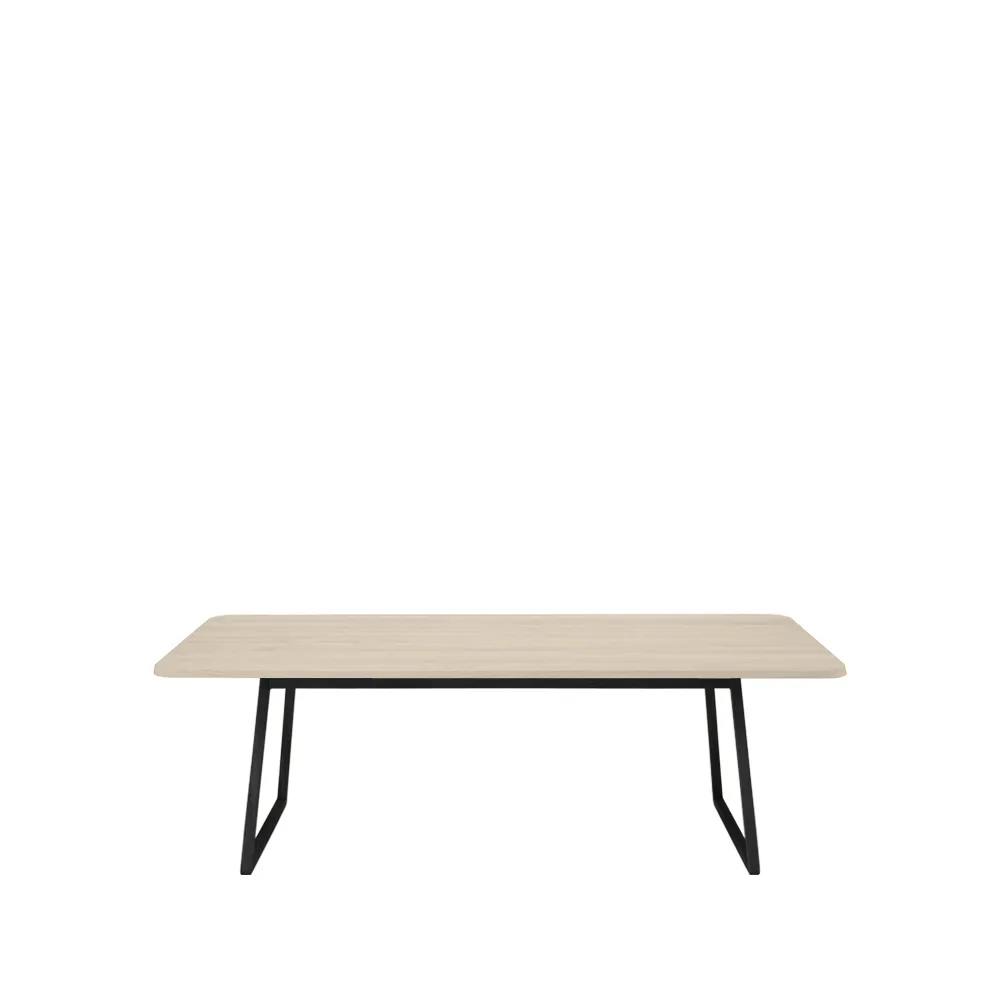 GM 3600 Twist matbord, ek vitolja, 210cm, svarta ben Naver Collection