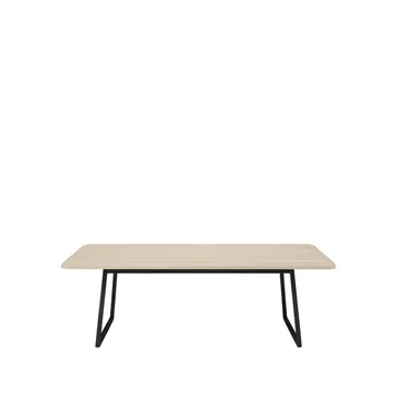 GM 3600 Twist matbord - ek vitolja, 210cm, svarta ben - Naver Collection