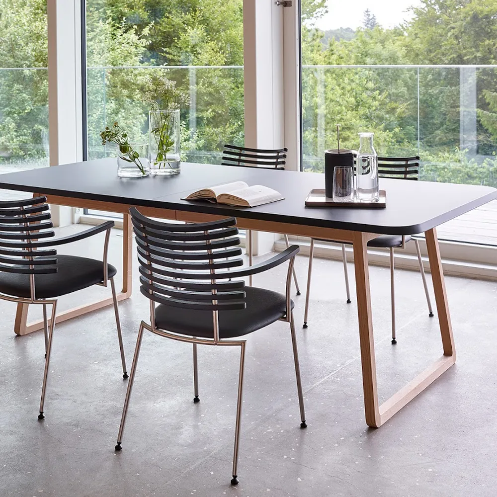 GM 3640 matbord, ek vitolja, nano laminat 0718 mörkbeige, 190cm Naver Collection