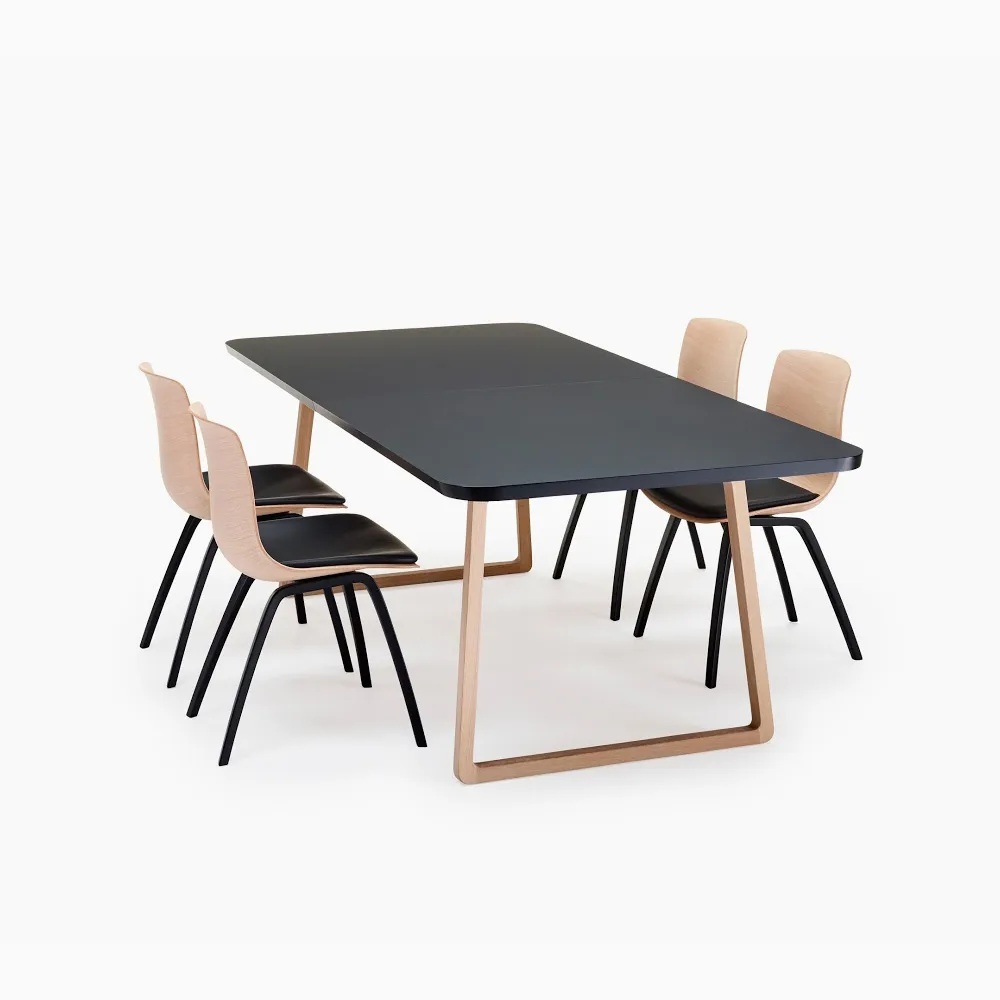 GM 3640 matbord, ek vitolja, nano laminat 0718 mörkbeige, 240cm Naver Collection