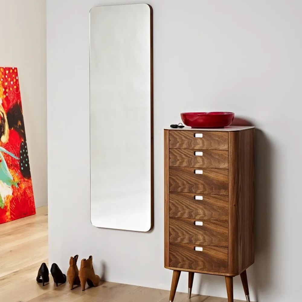 Mirror spegel kvadratisk 60x60 cm, Ek lack Naver Collection