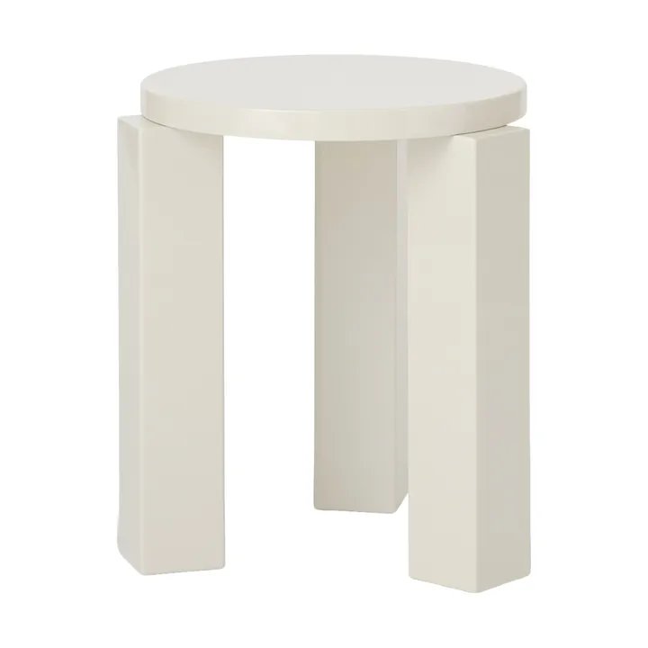 Atlas rund pall - Creme, Ø36x44 cm - New Works