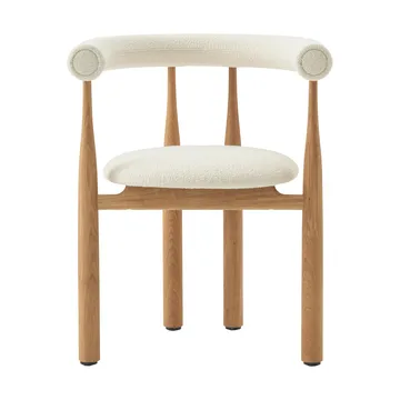 Bukowski karmstol klädd - Oak, Barnum Lana - New Works