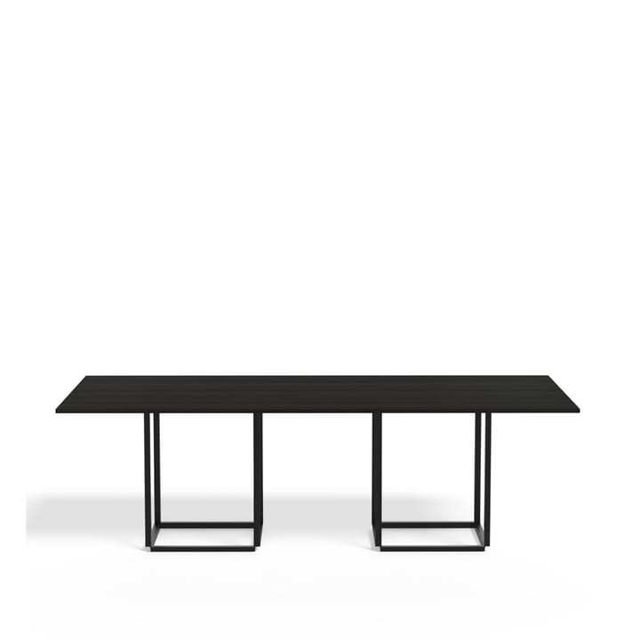 Florence matbord rektangulärt - black ash, svart stativ - New Works